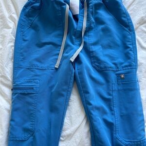 Figs Kids Vibrant Blue Joggers
